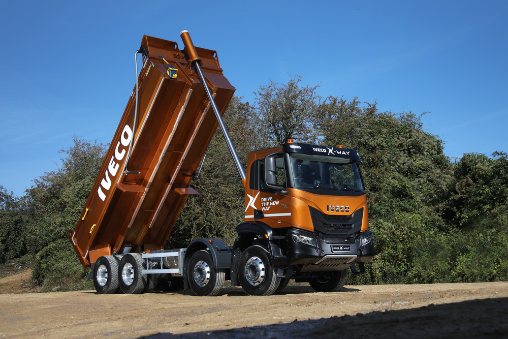 IVECO NEWS: New DRIVEAWAY programme frees up availability of IVECO X-Way 8x4 tippers